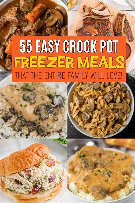 Crock Pot Freezer Meals for Quick Weeknight Dinners