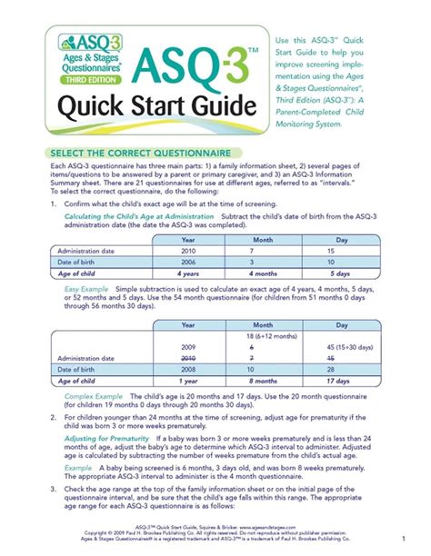 Free Ages & Stages Questionnaire Printable: Easy ASQ! - Printables for ...