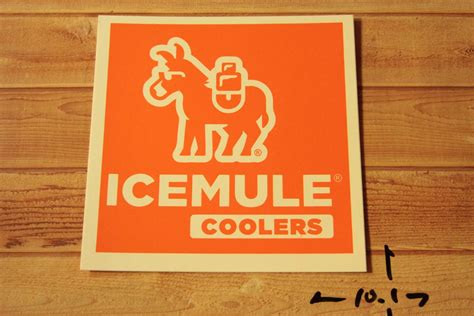 ICEMULE / アイスミュール [4] | かいちゅうザッカ [ アウトドア ブランド ステッカー通販のお店 ]