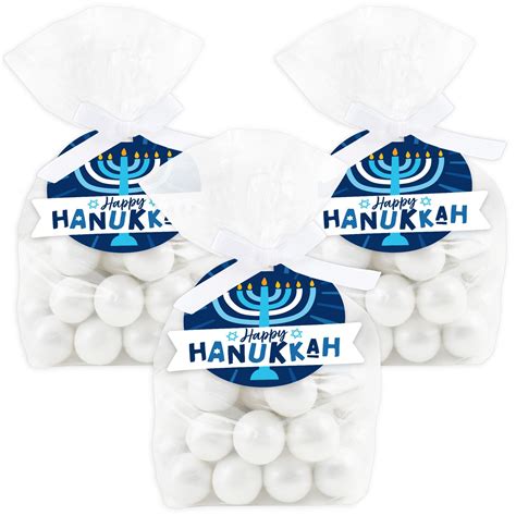 Big Dot of Happiness Hanukkah Menorah - Chanukah Holiday Party Clear ...