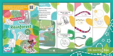 Rainforests Activities and Booklets for Kids - Twinkl
