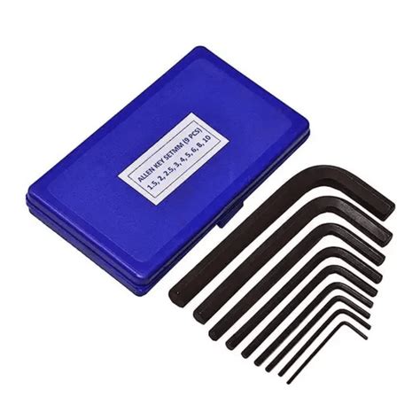 Allen Key mm set (M1.5 to M10) Chrome Vanadium Steel – OnlyScrews