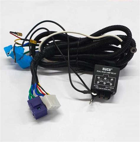 Huco 113-0026PI Dual Head Light Lamp Relay With Wiring Harness-12V 130W ...