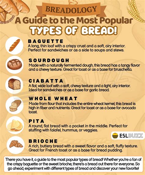 Delicious Types of Bread to Spice Up Your Vocabulary! - ESLBUZZ