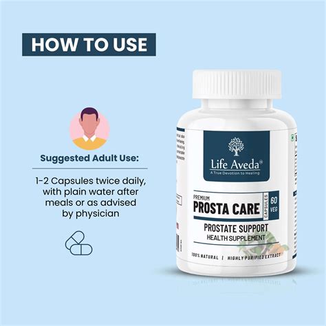 Prosta Care Capsules for Prostate Health | Life Aveda