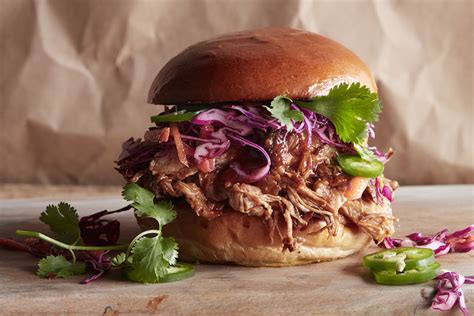 Honey BBQ Pulled Pork Burgers Recipe | Yummly | Recipe | Pulled pork ...