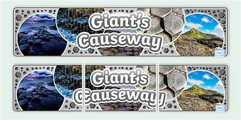 Giant's Causeway Photo Display Banner (teacher made)