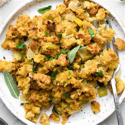 Cornbread Dressing (Cornbread Stuffing) - JoyFoodSunshine