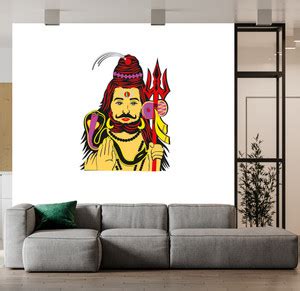 Mahadev | Mahakal | Bholenath | Lord Shiva Self Adhesive Decorative ...