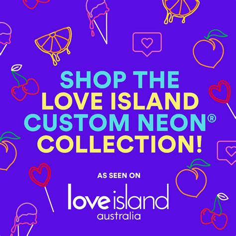 TV Show Merchandise | Love Island Australia x Custom Neon® Collection