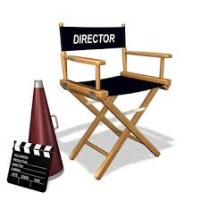 Movie Director Chair Home Wall Sticker - TenStickers