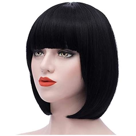 LUSH LOCKS® Short Bob Wigs for Women /Girls Wig Natural looking real ...