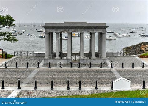 Plymouth Rock stock image. Image of landing, landmark - 200137581