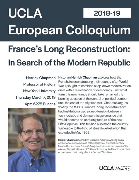 Herrick Chapman - “France’s Long Reconstruction: In Search of the ...