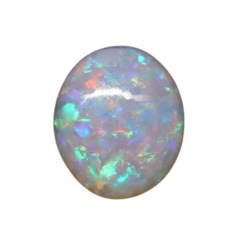 USPTO Precious & Amazing White Oval Cut Safed Dudhiya Patthar 8.50 ...