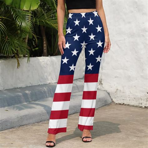 American Flag Pants Women