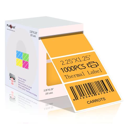 Etiquetas térmicas PARLAIM de 5,7 x 3,2 cm, 1000 unidades, FBA UPC ...