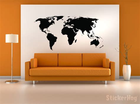 World Map Wall Decal Sticker 的图像结果