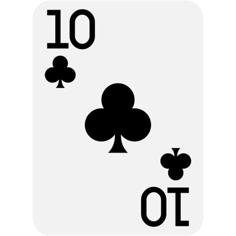 Ten of clubs - Free entertainment icons