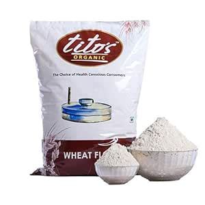 Tito's Organic Wheat Flour 5kg : Amazon.in: Grocery & Gourmet Foods