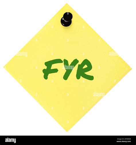 For your reference acronym FYR green marker written business initialism text, corporate scrutiny ...