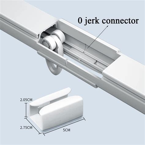 3 Meter Aluminum Curtain Track with Mute Track, India | Ubuy