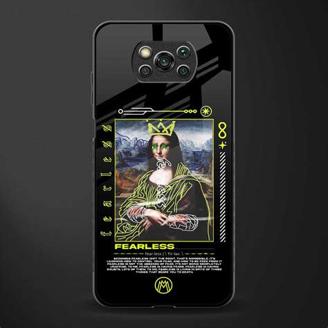 Fearless Mona Lisa Phone Cover for Poco X3 Pro | Glass Case – Mymerchandize