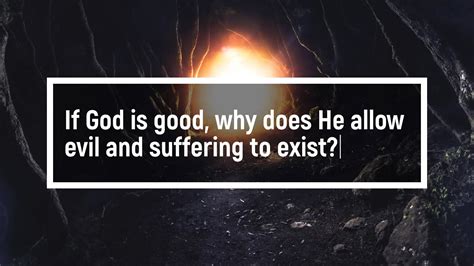 If God is good, why does He allow evil and suffering to exist? – 3rd Day