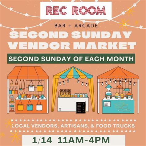 Second Sunday Market, Rec Room Southern Pines, 14 January 2024 | AllEvents