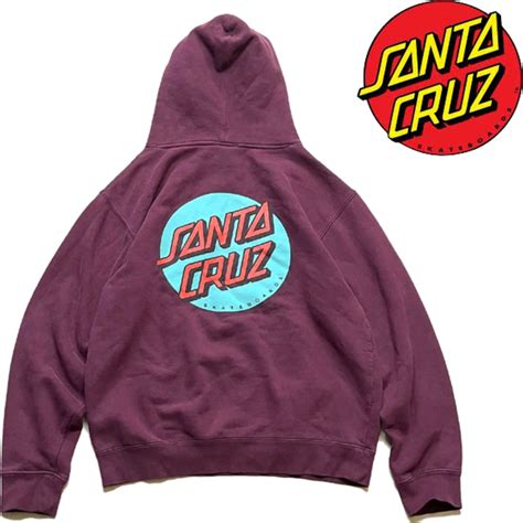 1点物 サンタクルーズSanta Cruzスウェットパーカー古着メンズMLレディースOKアメカジ90sストリート/アウトドアSK8スケート ...