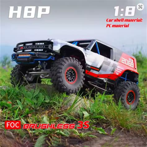 MJX Hypergo1:8 brushless H8P Remote control simulation Ford Bronco Baja ...