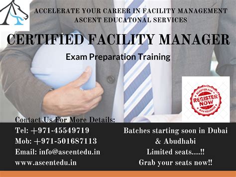 GET CERTIFIED AS CERTIFIED FACILITY MANAGER (CFM) FROM IFMA – TRAINING ...