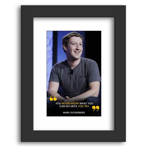DmcreativityCraft Mark Zuckerberg Motivational Quotes Wall Frames ...