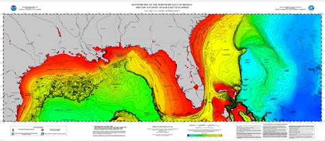 International Bathymetric Chart of the Caribbean Sea and the Gulf of ...