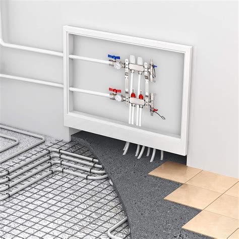 BestEquip Radiant Floor Manifold 2-Loop with Flow Meters Stainless ...