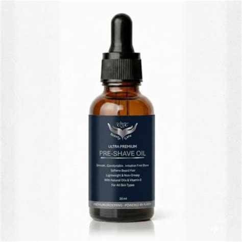 Ultra Premium Pre-Shave Oil for Men | Smooth & Irritation-Free Shave ...