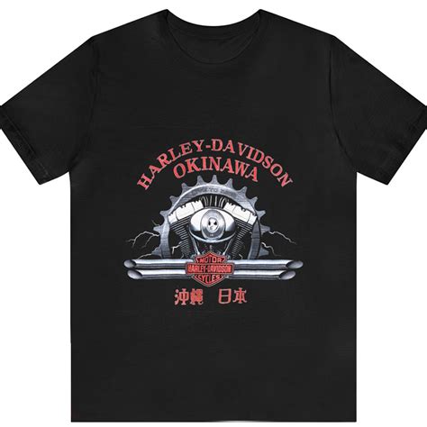 Vintage Harley Davidson Okinawa Japan T-Shirt - TokoPyramid