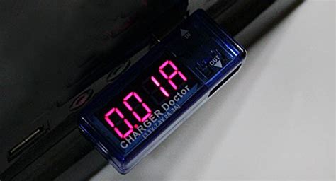 LED Digital USB Charging Voltage/Current Detector Tester - 3-8V/0-3A ...