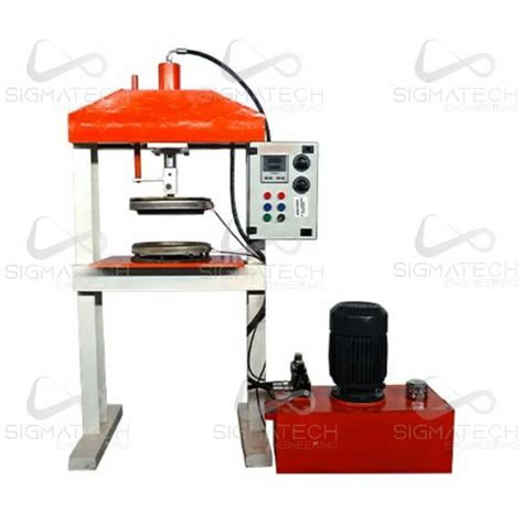 Single Die Semi Automatic Paper Plate Machine Price in India-Sigmatech ...