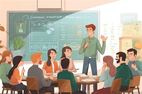 Premium AI Image | Diverse Students Engaged in Dynamic Classroom Discussion