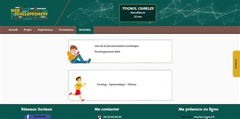 Image result for CV Avec HTML Et CSS