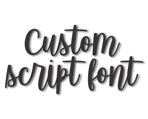 Image result for Custom Script Font