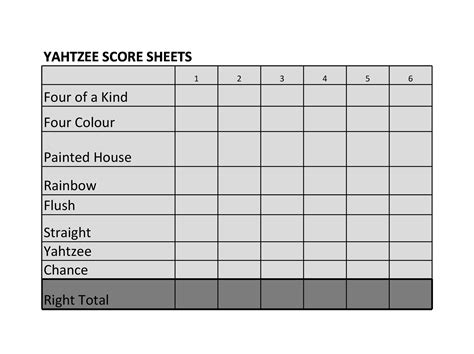 28 Printable Yahtzee Score Sheets & Cards (101% FREE) ᐅ TemplateLab