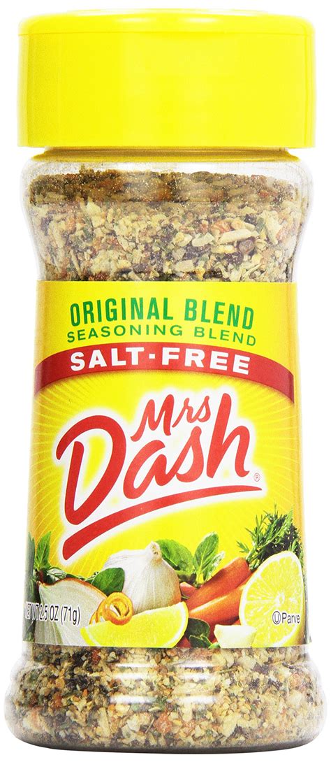 Amazon.com : Mrs. Dash Seasoning, Table Blend, All-Natural, Salt-Free ...