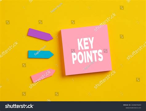 Key Points Photos, Images and Pictures