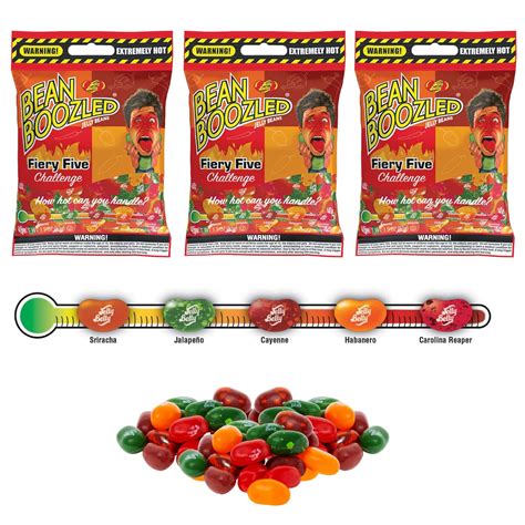 Ultimate Spicy Jelly Bean Challenge and Spinner Tin, cinco caramelos ...