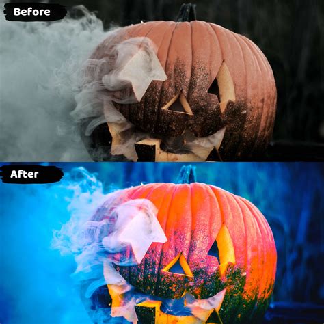 30 Halloween Moody Lightroom Presets | Dark, Moody and Creative Filters ...