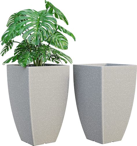 Tim Tim Agro Large Planters for Outdoor Plants Flower Durable Fiber ...