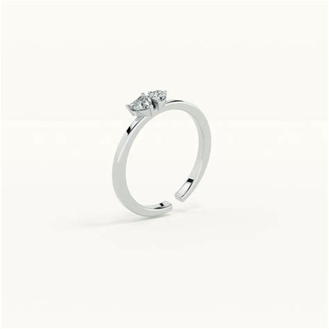 You and Me Stone 925 Silver Ring – PALMONAS