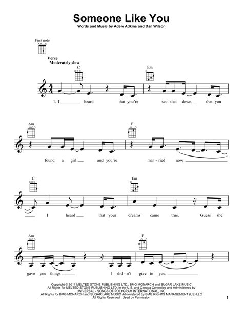 Adele Someone Like You Chords Guitar Easy